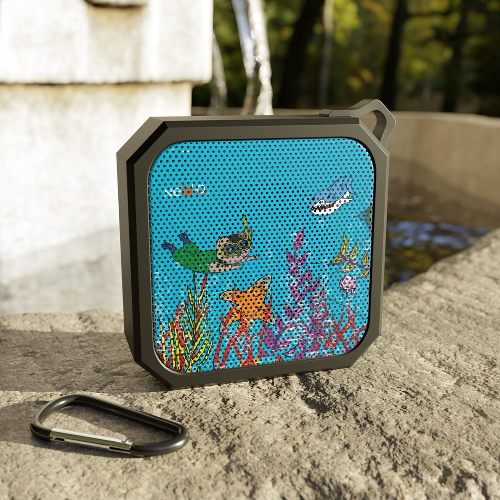Underwater Adventure Bluetooth Outdoor Speaker: Dive Into the Depths with Your Favorite Tunes, Una Aventura en el fondo del mar, nekko
