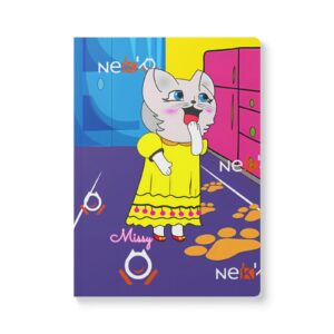 MISSY Softcover Journal (with Inside Prints)Cuaderno de Missy: Cuaderno Creativo de Nekko – Ideal para Notas y Dibujo con Afirmaciones Positivas