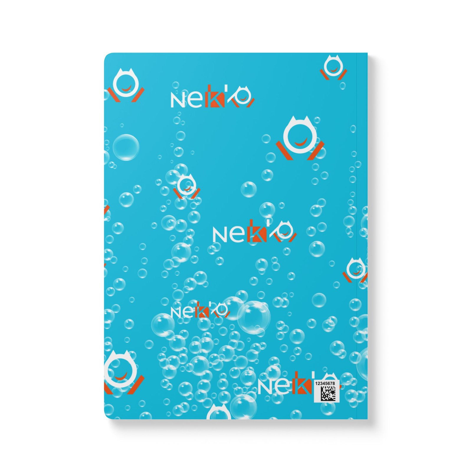 Softcover Journal (with Inside Prints)Cuaderno Personalizado de Nekko – Aventura en el Fondo del Mar – Ideal para Notas y Dibujo con Afirmaciones Positivas
