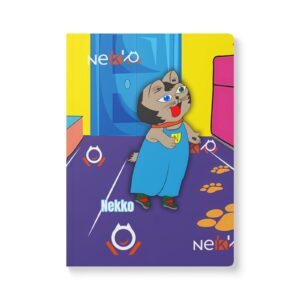 NEKKO Softcover Journal (with Inside Prints)Cuaderno de Missy: Cuaderno Creativo de Nekko – Ideal para Notas y Dibujo con Afirmaciones Positivas