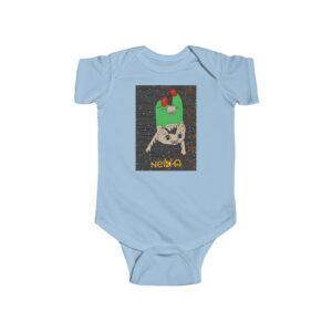 Infant Fine Jersey Bodysuit, mameluco para bebé, mameluco con imagen del gatito NEKKO, el árbol de Irisvatia