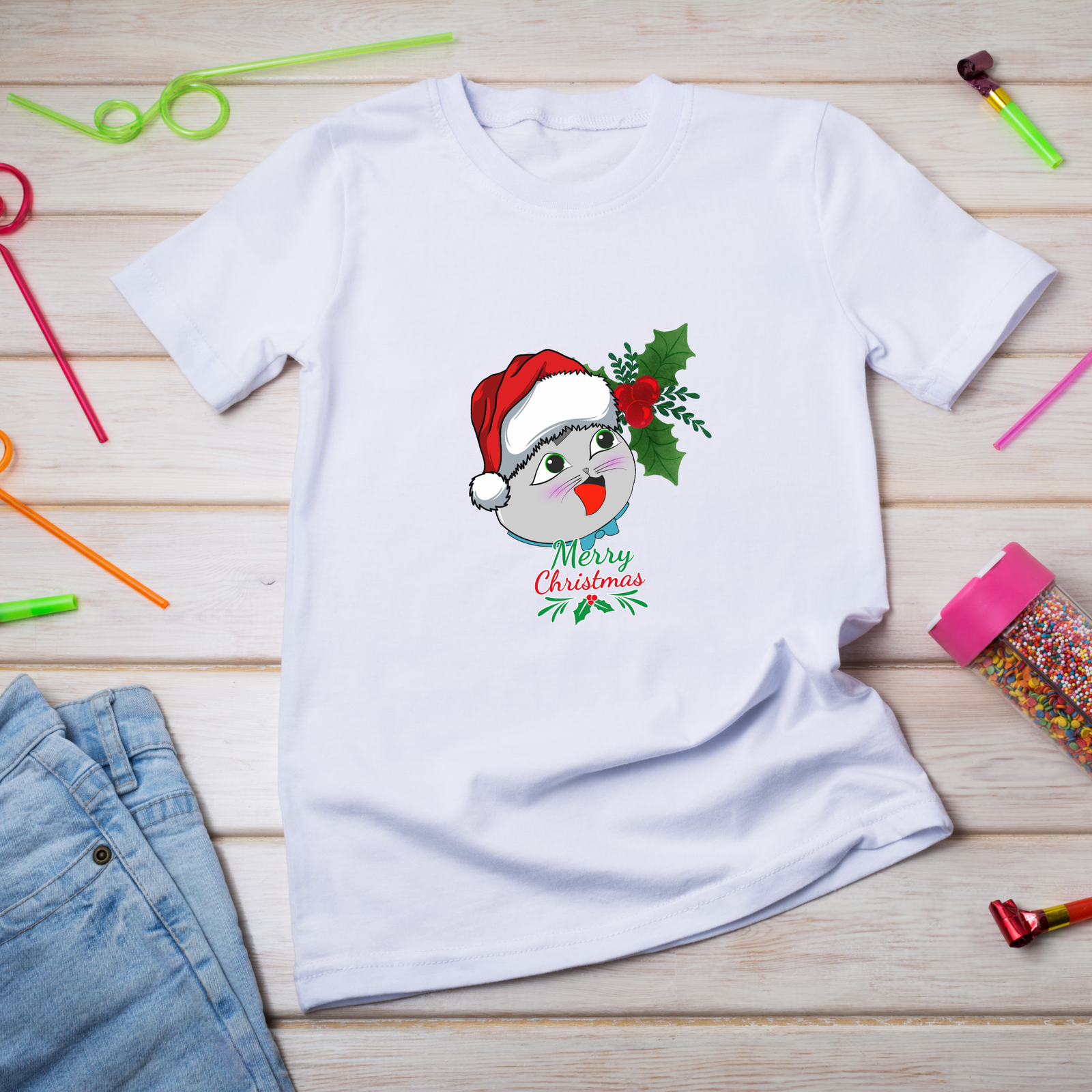 Toddler Short Sleeve Tee – Joelito’s Christmas, happy, festive, holiday shirt, kids gift