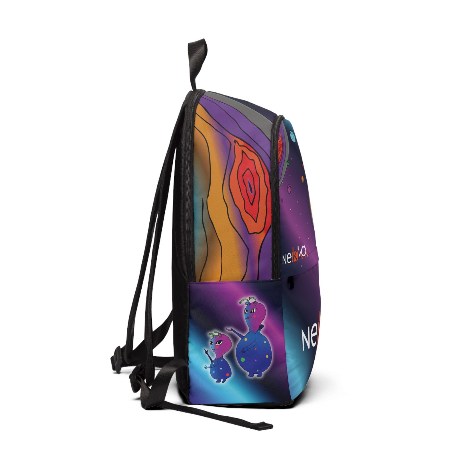 Mochila de Nekko. Con Imágenes del Cuentos de nekko y los Jupitianos, Mochila Unisex