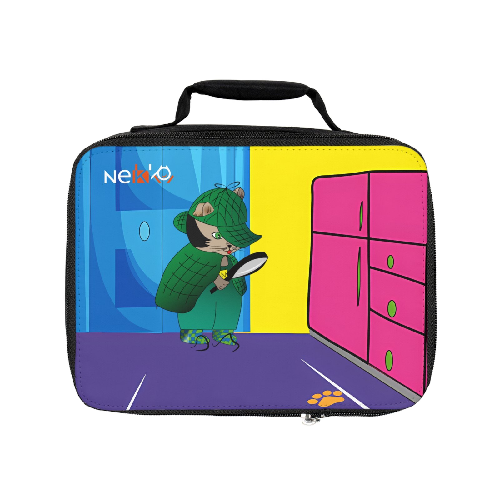 Lonchera «Nekko Detective» – Las Aventuras de Nekko, Lunch Back Nekko