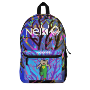 Back to School hit Nekko, Nekko y el arbol de irisvatia School bag, mochila para la escuela con imágenes del cuento de nekko