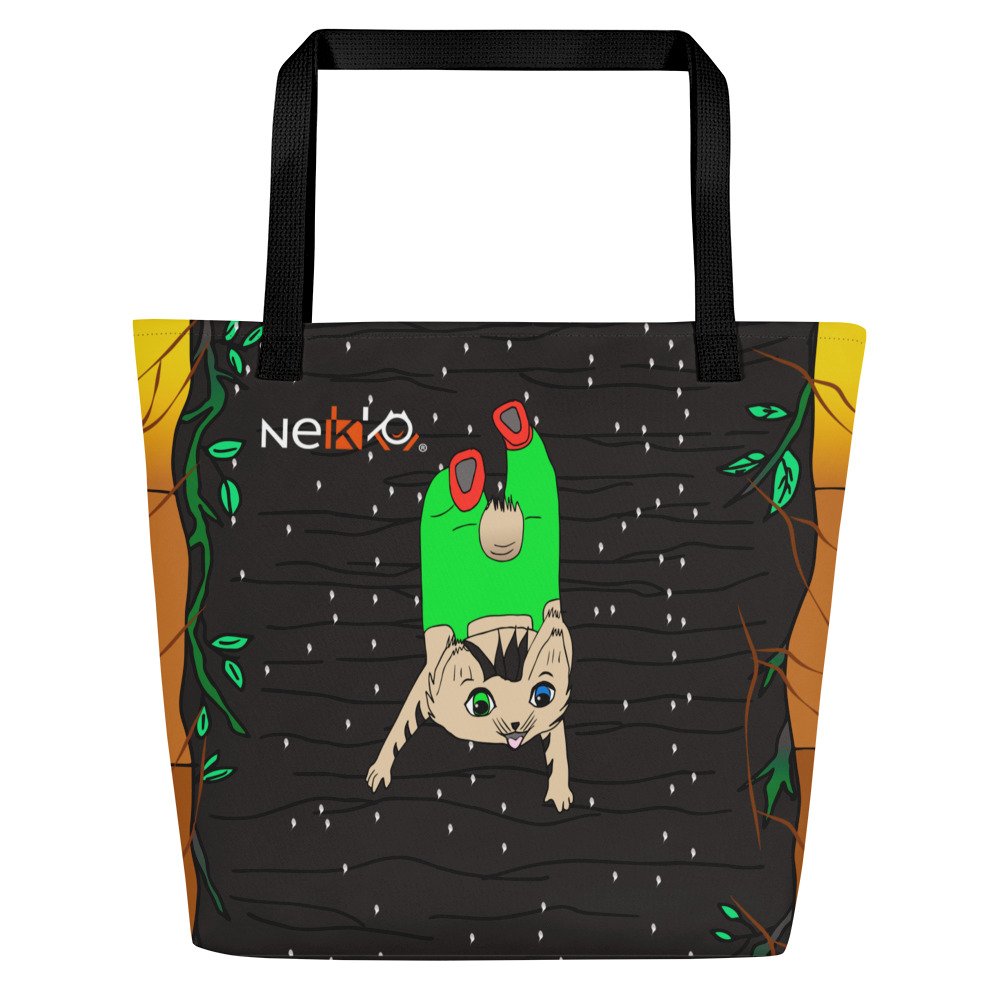 Bolsa NEKKO de tela grande all over, El árbol de Irisvatia