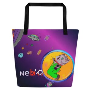 Bolsa NEKKO de tela grande all over, El árbol de Irisvatia