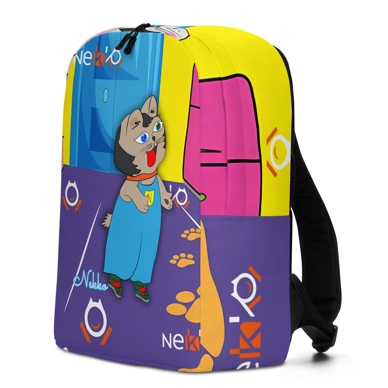 Mochila minimalista, Mochila del gatito Nekko, Nekko Detective