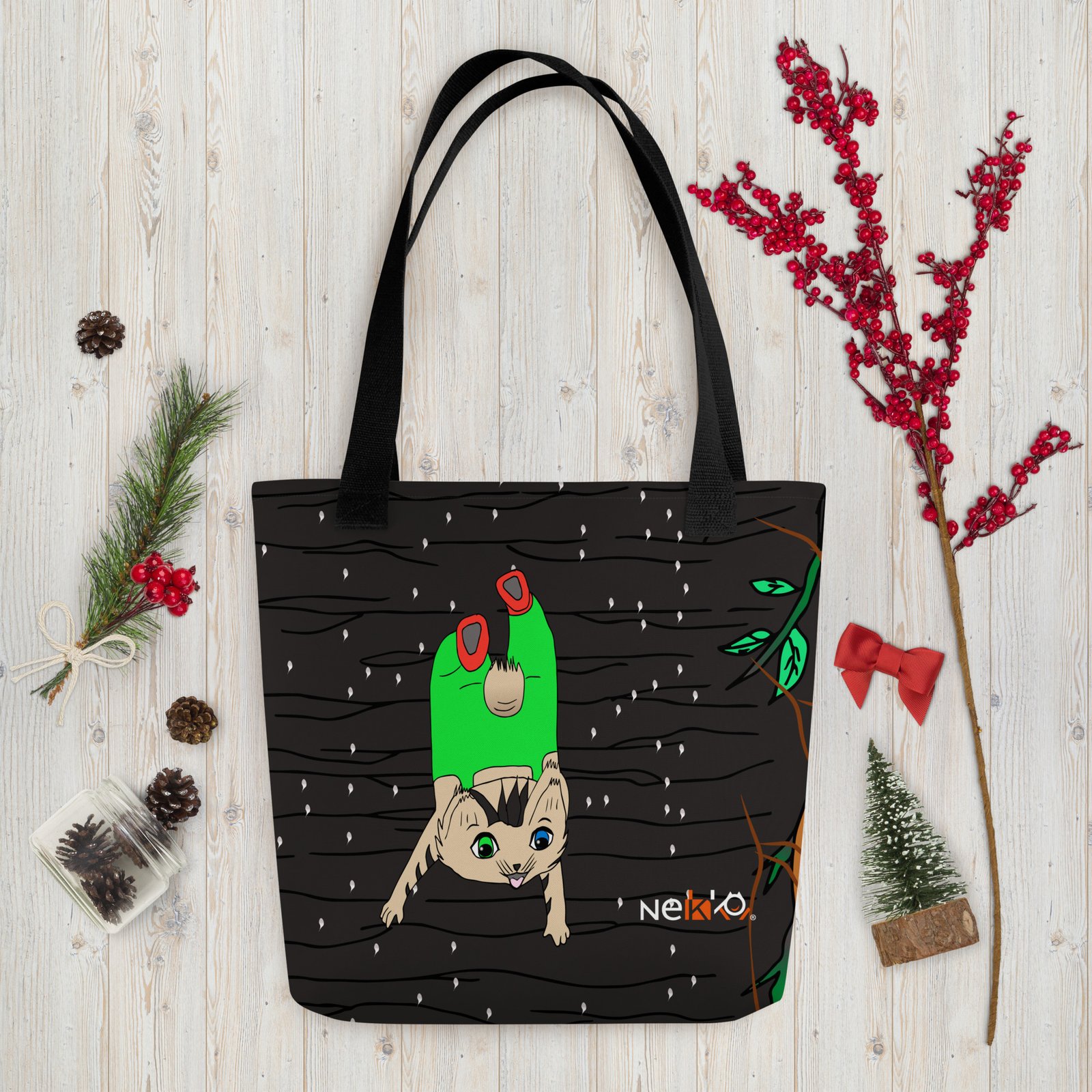 Bolsa de tela Nekko Y el Arbol de Irisvatia