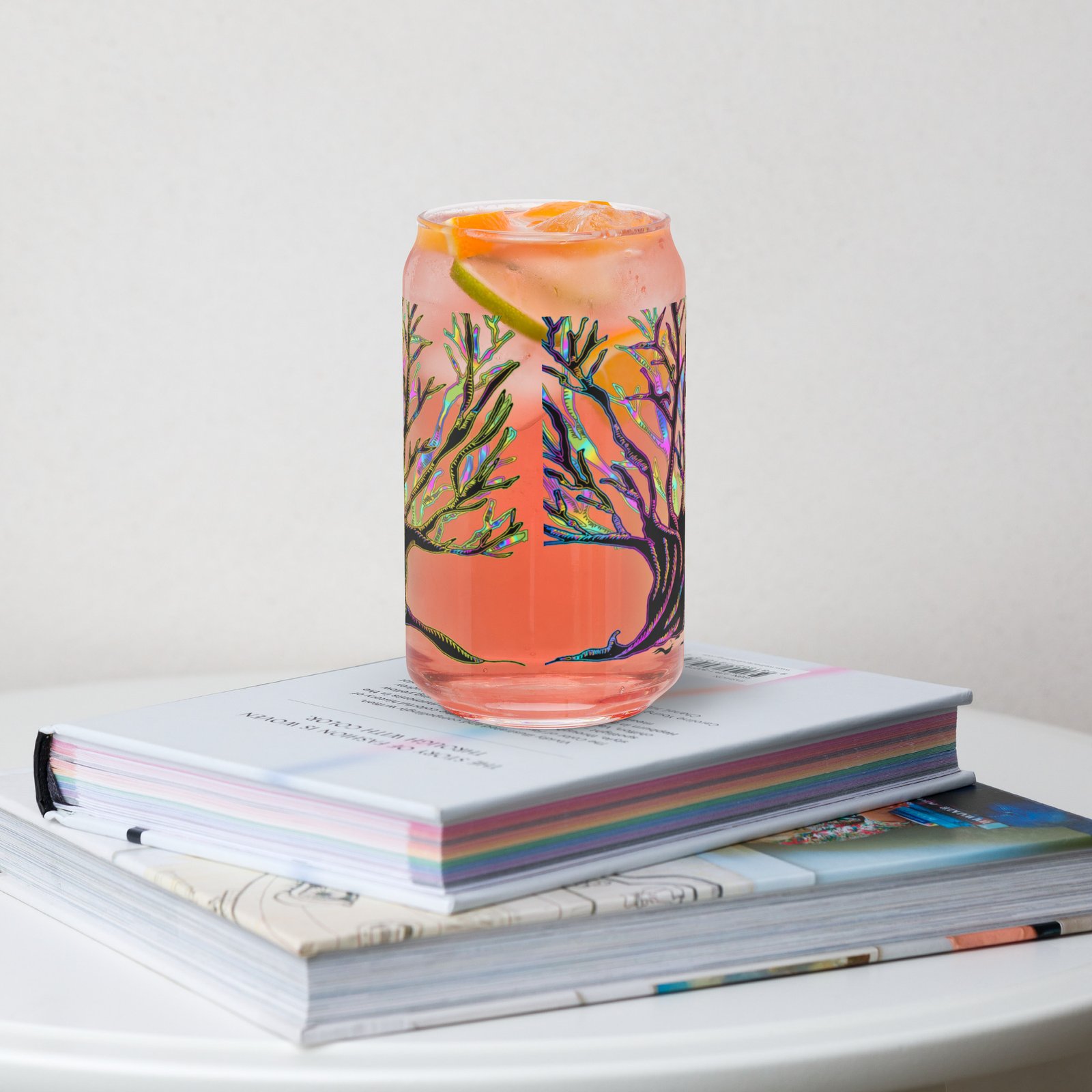 Vaso con forma de lata NEKKO, El árbol de irisvatia